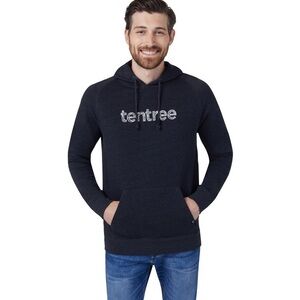 Size L Men’s Tentree Grain Mark Grey Hoodie